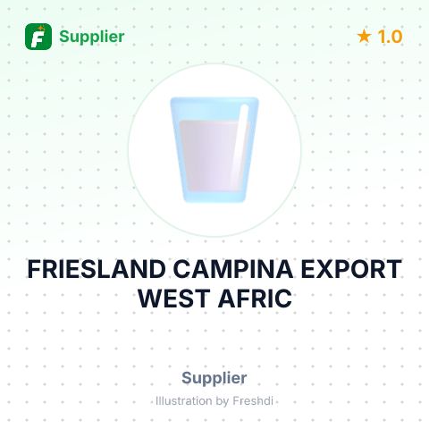 FRIESLAND CAMPINA EXPORT WEST AFRIC – summary card, no photo uploaded yet