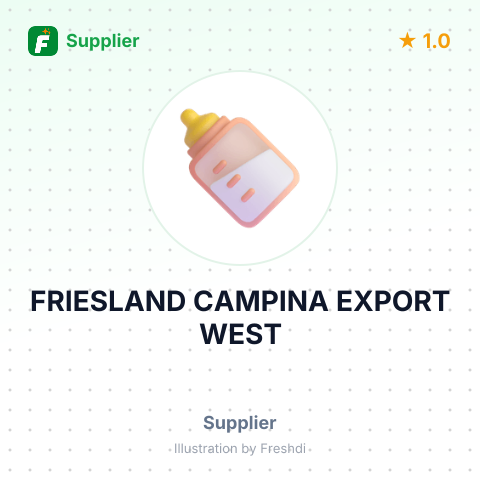 FRIESLAND CAMPINA EXPORT WEST – summary card, no photo uploaded yet