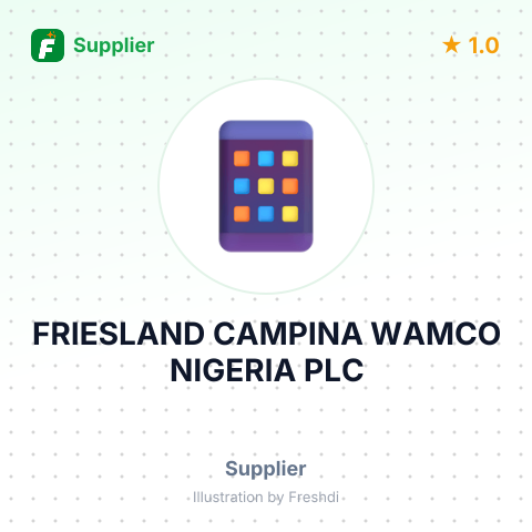 FRIESLAND CAMPINA WAMCO NIGERIA PLC – summary card, no photo uploaded yet