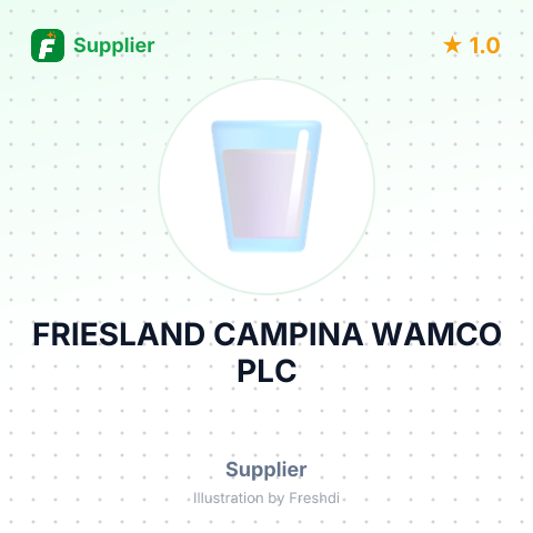FRIESLAND CAMPINA WAMCO PLC – summary card, no photo uploaded yet