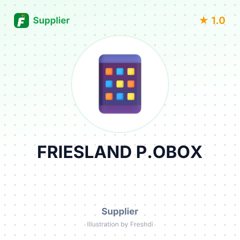FRIESLAND P.OBOX – summary card, no photo uploaded yet
