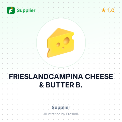 FRIESLANDCAMPINA CHEESE & BUTTER B. – summary card, no photo uploaded yet