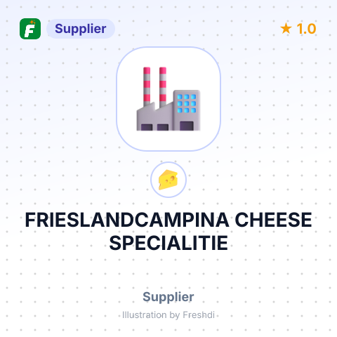 FRIESLANDCAMPINA CHEESE SPECIALITIE – summary card, no photo uploaded yet