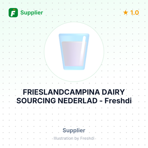 FRIESLANDCAMPINA DAIRY SOURCING NEDERLAD – summary card, no photo uploaded yet