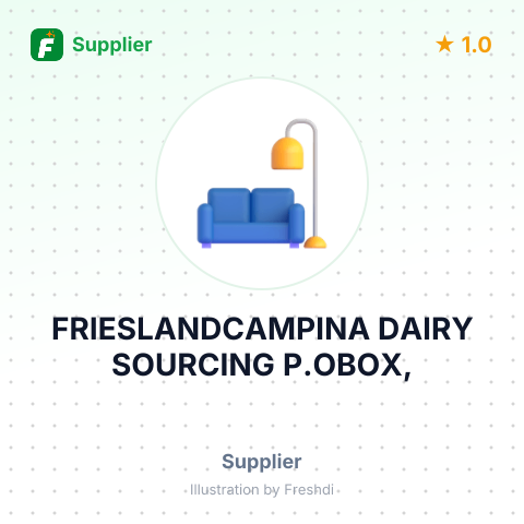 FRIESLANDCAMPINA DAIRY SOURCING P.OBOX, – summary card, no photo uploaded yet
