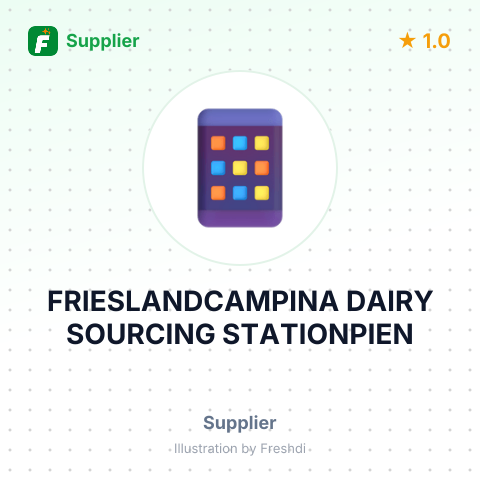 FRIESLANDCAMPINA DAIRY SOURCING STATIONPIEN – summary card, no photo uploaded yet