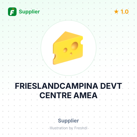 FRIESLANDCAMPINA DEVT CENTRE AMEA – summary card, no photo uploaded yet