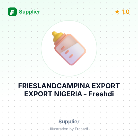 FRIESLANDCAMPINA EXPORT EXPORT NIGERIA – summary card, no photo uploaded yet