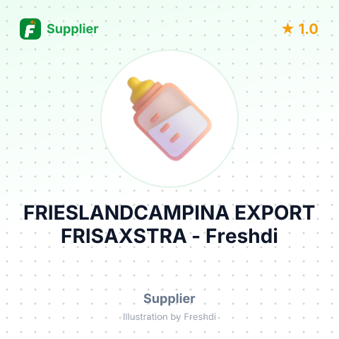 FRIESLANDCAMPINA EXPORT FRISAXSTRA – summary card, no photo uploaded yet