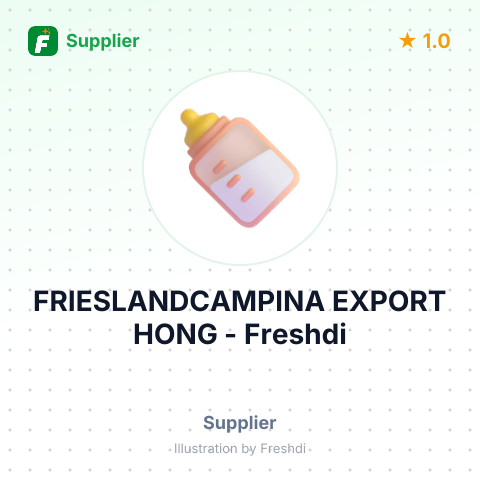 FRIESLANDCAMPINA EXPORT HONG – summary card, no photo uploaded yet