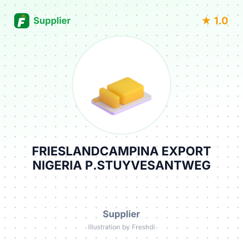 FRIESLANDCAMPINA EXPORT NIGERIA P.STUYVESANTWEG – summary card, no photo uploaded yet