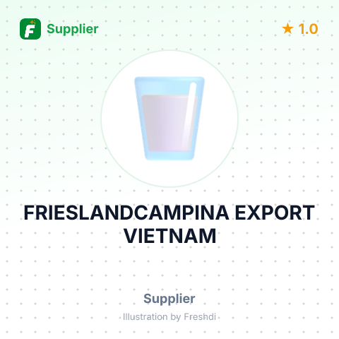 FRIESLANDCAMPINA EXPORT VIETNAM – summary card, no photo uploaded yet