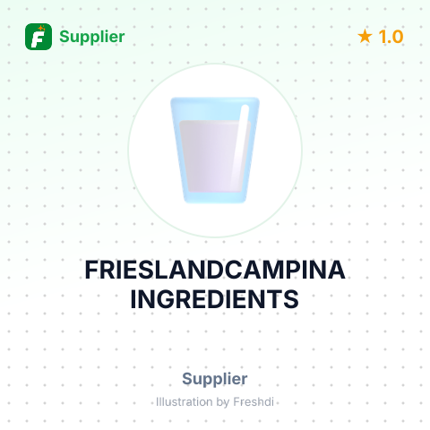 FRIESLANDCAMPINA INGREDIENTS – summary card, no photo uploaded yet