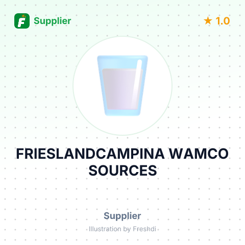 FRIESLANDCAMPINA WAMCO SOURCES – summary card, no photo uploaded yet