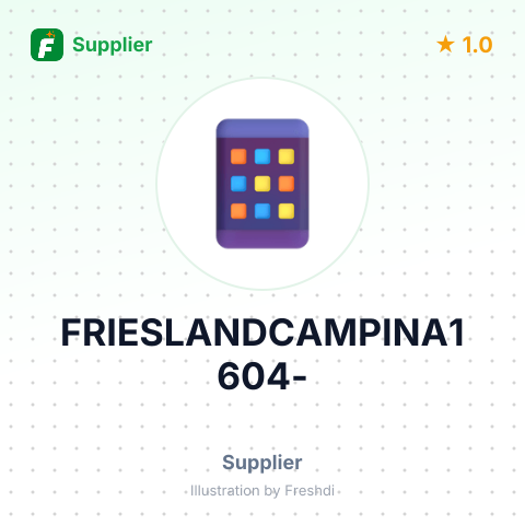 FRIESLANDCAMPINA1 604- – summary card, no photo uploaded yet