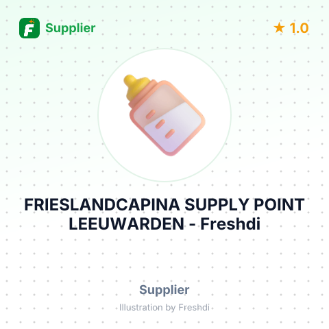 FRIESLANDCAPINA SUPPLY POINT LEEUWARDEN – summary card, no photo uploaded yet