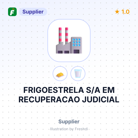FRIGOESTRELA S/A EM RECUPERACAO JUDICIAL – summary card, no photo uploaded yet