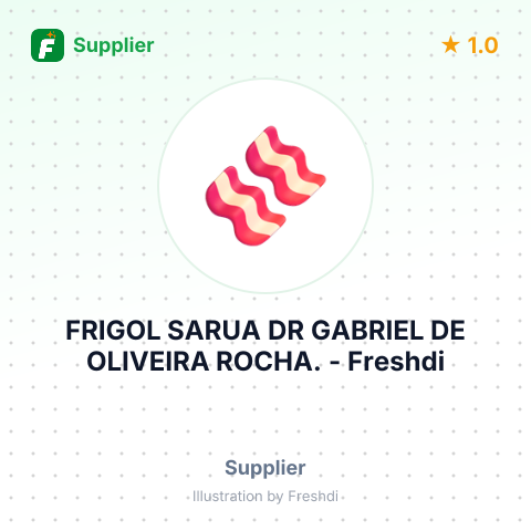 FRIGOL SARUA DR GABRIEL DE OLIVEIRA ROCHA. – summary card, no photo uploaded yet