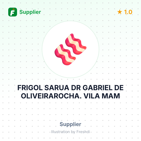 FRIGOL SARUA DR GABRIEL DE OLIVEIRAROCHA. VILA MAM – summary card, no photo uploaded yet