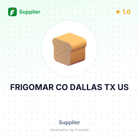 FRIGOMAR CO DALLAS TX US – summary card, no photo uploaded yet