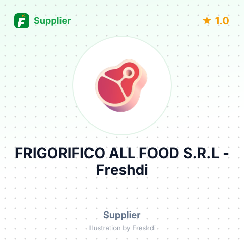 FRIGORIFICO ALL FOOD S.R.L – summary card, no photo uploaded yet