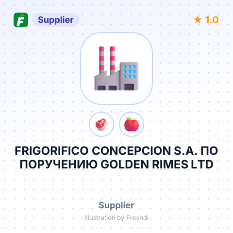 FRIGORIFICO CONCEPCION S.A. ПО ПОРУЧЕНИЮ GOLDEN RIMES LTD – summary card, no photo uploaded yet