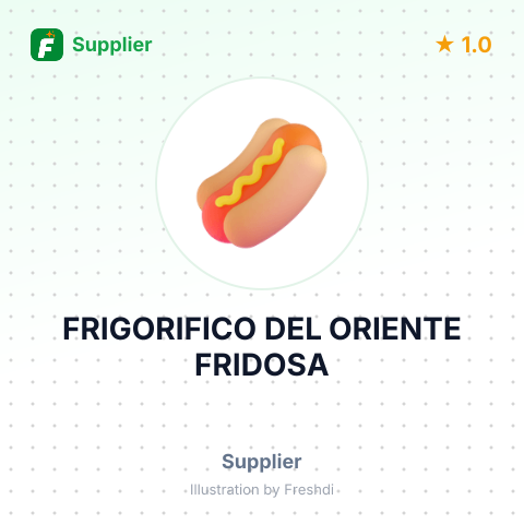 FRIGORIFICO DEL ORIENTE FRIDOSA – summary card, no photo uploaded yet