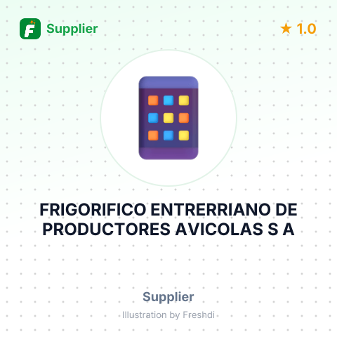 FRIGORIFICO ENTRERRIANO DE PRODUCTORES AVICOLAS S A – summary card, no photo uploaded yet