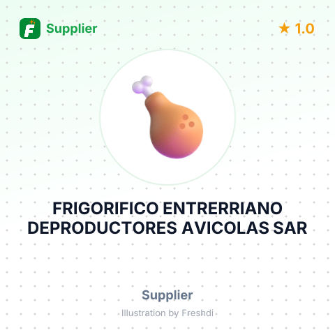 FRIGORIFICO ENTRERRIANO DEPRODUCTORES AVICOLAS SAR – summary card, no photo uploaded yet