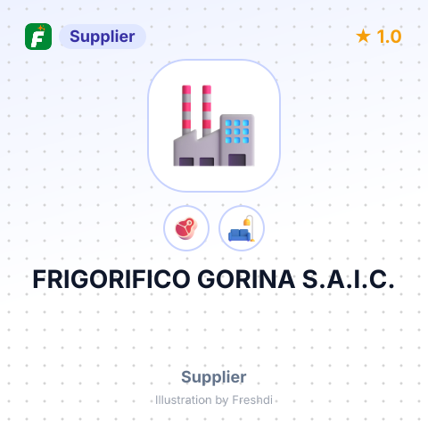 FRIGORIFICO GORINA S.A.I.C. – summary card, no photo uploaded yet