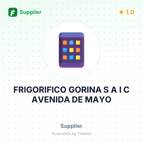 FRIGORIFICO GORINA S A I C AVENIDA DE MAYO – summary card, no photo uploaded yet