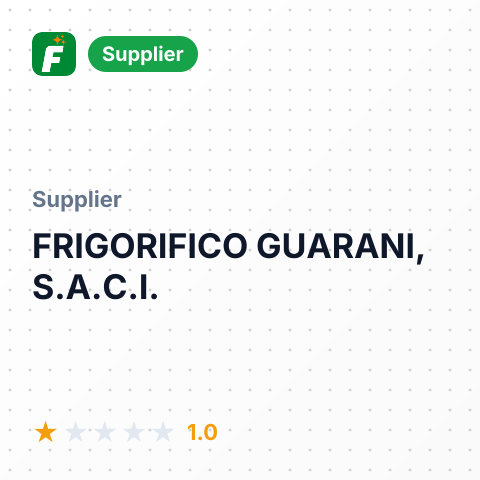 FRIGORIFICO GUARANI, S.A.C.I. – summary card, no photo uploaded yet