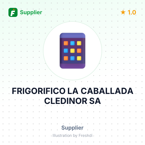 FRIGORIFICO LA CABALLADA CLEDINOR SA – summary card, no photo uploaded yet
