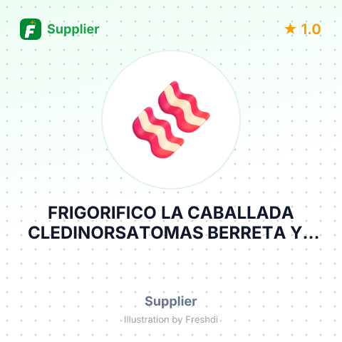 FRIGORIFICO LA CABALLADA CLEDINORSATOMAS BERRETA Y – summary card, no photo uploaded yet