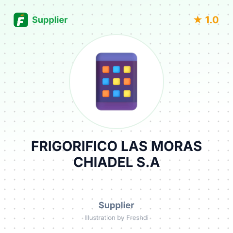 FRIGORIFICO LAS MORAS CHIADEL S.A – summary card, no photo uploaded yet