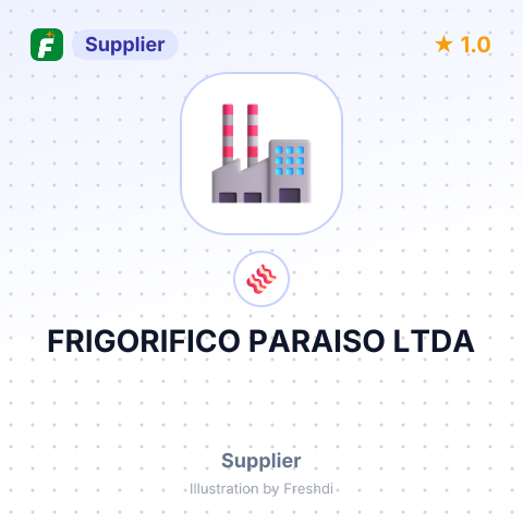 FRIGORIFICO PARAISO LTDA – summary card, no photo uploaded yet