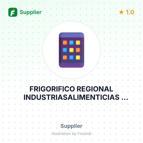 FRIGORIFICO REGIONAL INDUSTRIASALIMENTICIAS RECONQ – summary card, no photo uploaded yet