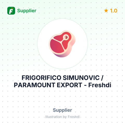 FRIGORIFICO SIMUNOVIC /PARAMOUNT EXPORT – summary card, no photo uploaded yet