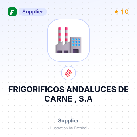 FRIGORIFICOS ANDALUCES DE CARNE , S.A – summary card, no photo uploaded yet