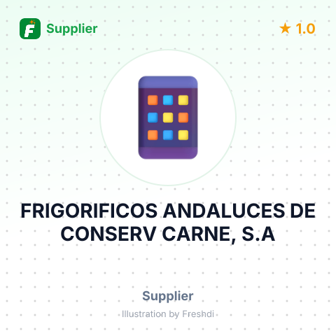 FRIGORIFICOS ANDALUCES DE CONSERV CARNE, S.A – summary card, no photo uploaded yet