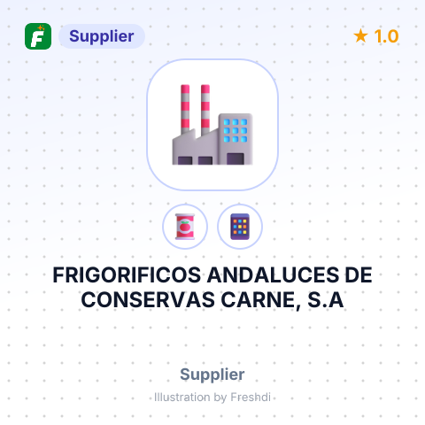 FRIGORIFICOS ANDALUCES DE CONSERVAS CARNE, S.A – summary card, no photo uploaded yet