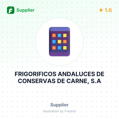 FRIGORIFICOS ANDALUCES DE CONSERVAS DE CARNE, S.A – summary card, no photo uploaded yet
