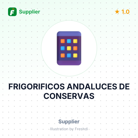 FRIGORIFICOS ANDALUCES DE CONSERVAS – summary card, no photo uploaded yet