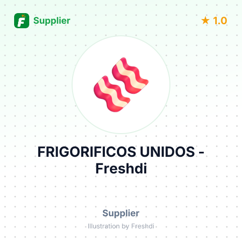 FRIGORIFICOS UNIDOS – summary card, no photo uploaded yet