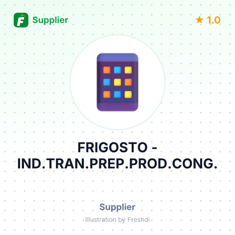 FRIGOSTO - IND.TRAN.PREP.PROD.CONG. – summary card, no photo uploaded yet