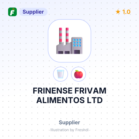 FRINENSE FRIVAM ALIMENTOS LTD – summary card, no photo uploaded yet