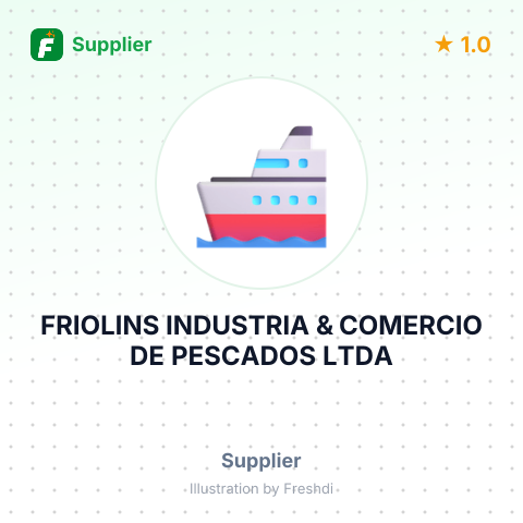 FRIOLINS INDUSTRIA & COMERCIO DE PESCADOS LTDA – summary card, no photo uploaded yet