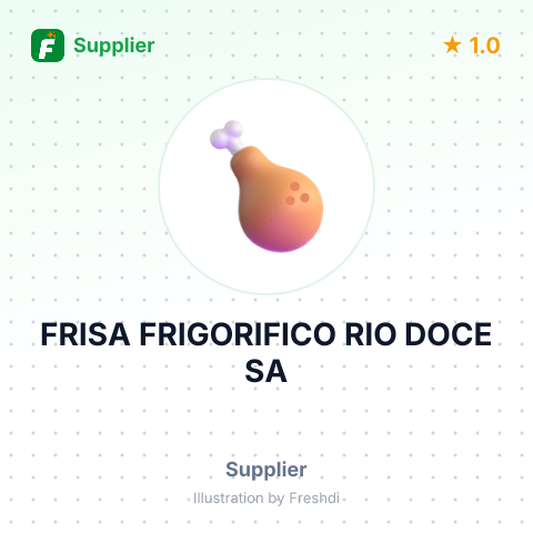 FRISA FRIGORIFICO RIO DOCE SA – summary card, no photo uploaded yet