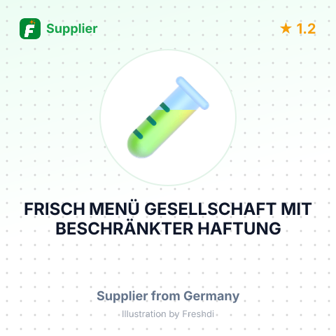 FRISCH MENÜ GESELLSCHAFT MIT BESCHRÄNKTER HAFTUNG – summary card, no photo uploaded yet