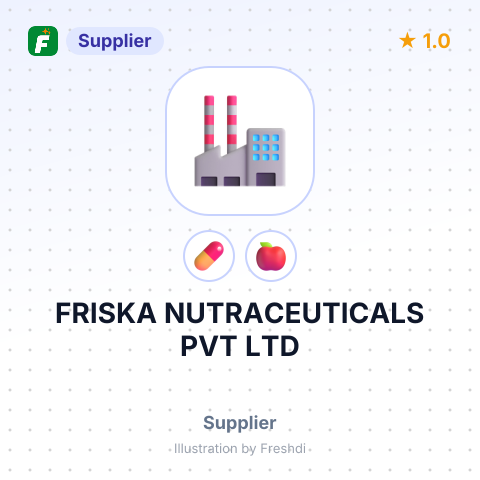 FRISKA NUTRACEUTICALS PVT LTD – summary card, no photo uploaded yet
